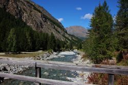 Il torrente Valnontey a Cogne, Parco Nazionale del Gran Paradiso, Valle d'Aosta. E' un affluente della Grand Eyvia, a sua volta affluente di destra della Dora Baltea.



