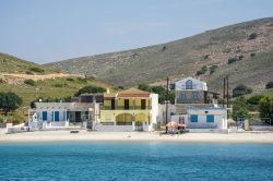 Il villaggio di Pserimos sull'omonima isola, Dodecaneso, Grecia.
