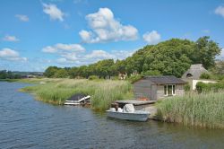 Il villaggio di Seedorf sull'isola di Ruegen nei pressi di Sellin, Meclemburgo-Pomerania (Germania).



