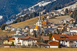 Il villaggio di Sillian in Austria, Hochpustertal, non lontano da Lienz in Tirolo.