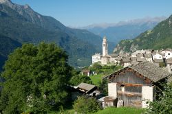 Il villaggio di Soglio si trova nella regione Bregaglia in Svizzera.