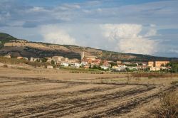 Il villaggio di Tuili in Sardegna, regione storica della Marmilla, altopiano della Giara