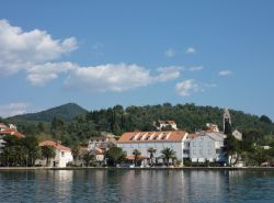 Il villlaggio di Sipanska Luka si trova a Sipan in Croazia, arcipelago delle Elafiti, Dubrovnik