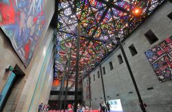 In visita alla National Gallery of Victoria di Melbourne, Australia. Conosciuto anche come NGV, questo spazio museale artistico è il più vecchio dell'Australia. La sua fondazione ...