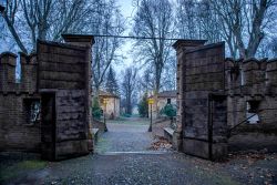 Ingresso al Castello di piovera in Piemonte