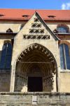 Ingresso della chiesa parrocchiale gotica Obere Pfarre di Bamberga, Germania - © photo20ast / Shutterstock.com