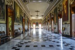 Ingresso dell'antico Museo della Città di Merida, Yucatan, Messico. Ospita una collezione permanente di circa 150 oggetti, fra cui alcuni reperti archeologici, esposti in quattro ...