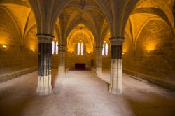 Interno del Monastero di Pietra a Nuevalos, Spagna. Si tratta di uno dei siti storici e turistici più importanti del paese: da monastero cistercense è stato trasformato in albergo ...