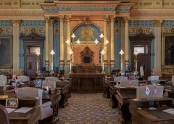 Interno della Camera del Senato al Campidoglio di Lansing, Michigan (USA) - © Nagel Photography / Shutterstock.com