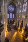 Interno della cattedrale di Chartres e del labirinto visti dall'alto, Francia - © Nicolas_Rhone / Shutterstock.com