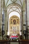 Interno della cattedrale di Miranda do Douro, Portogallo. Costruita nel 1552, venne consacrata 4 anni più tardi.
