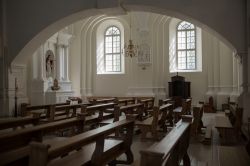 Interno della chiesa di San Pietro e Paolo a Siauliai, Lituania. Costruita fra il 1617 e il 1626, è un bell'esempio di Rinascimento e Manierismo. Nel 1997 è stata elevata al ...