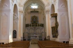 Interno della chiesa di San Rosario a Manduria, Puglia, Italia.



