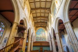 Interno della chiesa di Santa Maria Vergine a Oxford, Inghilterra (UK). E' la più grande chiesa parrocchiale della città oltre che il centro da cui è cresciuta l'Università ...