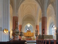 Interno della chiesa luterana di Vasteras, Svezia - © Mikhail Markovskiy / Shutterstock.com