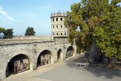 Interno della fortezza di Pola, Croazia. Città dalla storia trimillenaria, Pola è conosciuta in tutto il mondo per i suoi preziosi monumenti storico-culturali.



