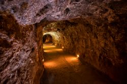 Interno della miniera di El Eden a Zacatecas, Messico. Il periodo più florido per questa miniera fu tra il XVII° e il XVIII° secolo quando produceva grandi quantità di ...