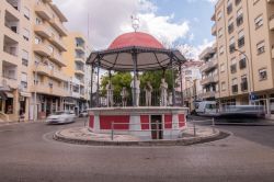 La banda di marmo nella città di Loulé, Portogallo.


