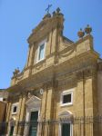 La Basilica di Santa Maria Assunta  in centro ad Alcamo in Sicilia