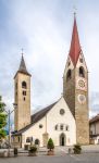 La bella chiesa di San Lorenzo a San Lorenzo di Sebato, provincia di Bolzano, Trentino Alto Adige.


