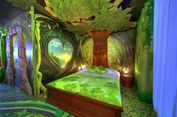 La camera Foresta Incantata del Gardaland Magic Hotel