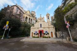 La cappella di Santa Devota, Diocleziano e Massimiano a Monte Carlo, Principato di Monaco. Questa cappella votiva dell'XI° secolo è dedicata alla patrona del principato e della ...