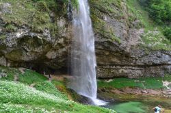 La spettacolare Cascata del Sole a Chiusaforte in Friuli Venezia GIulia