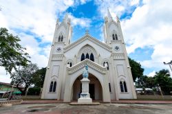 La cattedrale dell'Immacolata Concezione a Puerta Princesa, capitale dell'isola di Palawan (Filippine).



