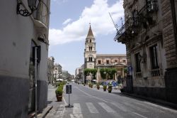 La cattedrale di Acireale, Sicilia. Dedicata a Maria Santissima Annunziata ma è normalmente attribuita al culto di Santa Venera, la patrona. L'impianto originale risale al XV° ...