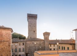 La cattedrale di Lucignano a Arezzo, Toscana, Italia.



