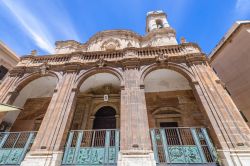 La Cattedrale di San Lorenzo Martire nel centro storico di Trapani in Sicilia