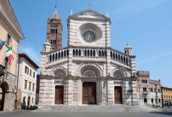 La Cattedrale in centro a Grosseto, capoluogo della Maremma in Toscana
