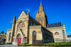 La chiesa cattolica di Nostra Signora a Calais, Francia. Iniziata nel XII° secolo, venne completata nel XIV°. Si trova in rue de la Paix.

