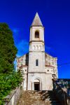 La chiesa cittadina di Trpanj nel sud della Dalmazia, Croazia.




