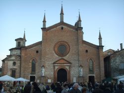 La chiesa dei Santi Gervasio e Protasio in centro a Zibello, provincia di Parma  - © I, Sailko, CC BY 2.5, Collegamento