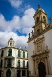 La chiesa del Carmine a Priego de Cordoba in Andalusia, Spagna. Questo bell'edificio religioso, il principale della città andalusa, risale al XVIII° secolo.
