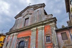 La chiesa del Carmine, uno degli edificici religiosi di Nepi nel Lazio, provinicia di Viterbo.
