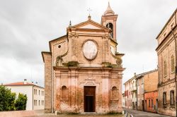 La Chiesa del Pio Suffragio nel centro di Cotignola in provincia di Ravenna (Emilia Romagna).
