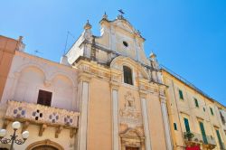 La chiesa del Purgatorio nel centro storico di Fasano, Puglia.
