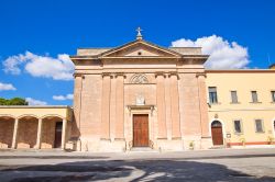 La Chiesa del Sacro Cuore a Manduria, Puglia, Italia. L'edificio religioso risale al XIX° secolo.
