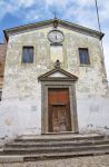 La Chiesa del Santissimo Nome di Gesù a Calcata nel Lazio.