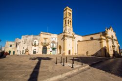 La Chiesa della Presentazione della Beata Vergine Maria fotografata al tramonto, siamo a Specchia (Puglia)