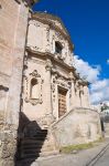 Scorcio della ex chiesa di Sant'Agostino a Massafra, Puglia - E' un complesso di ampie dimensioni con oltre 50 ambienti distribuiti fra il convento e la chiesa a pianta centrale con  ...