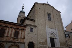 La Chiesa di San Francesco nel centro storico di Camerano (Marche).
