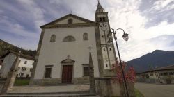 La Chiesa di San Martino nel centro storico di Cercivento in Friuli