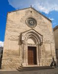 La chiesa di San Nicola dei Greci a Altamura, Puglia. Eretta nel 1232, fu caratterizzata dal rito greco sino al 1601. Venne in seguito ricostruita nella seconda metà del XVI° secolo ...