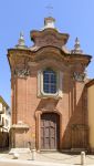 La chiesa di Santa Lucia ad Alessandria, Piemonte. Edificata fra il 1751 e il 1759, sorge sull'omonima piazzetta nel centro cittadino. Ogni anno, nella ricorrenza di Santa Lucia, la chiesa ...