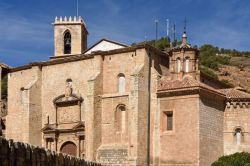 La chiesa di Santa Maria de los Sagrados Corporales a Daroca, provincia di Saragozza, Spagna.
