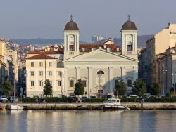 La chiesa greco-ortodossa di San Nicolò a Trieste, Friuli Venezia Giulia.
