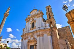 La Chiesa Madre dedicata a Sant'Andrea in centro a Presicce in Puglia